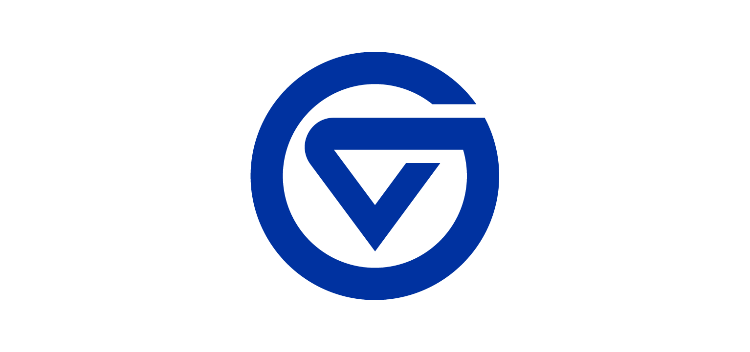 A blue Grand Valley logomark.